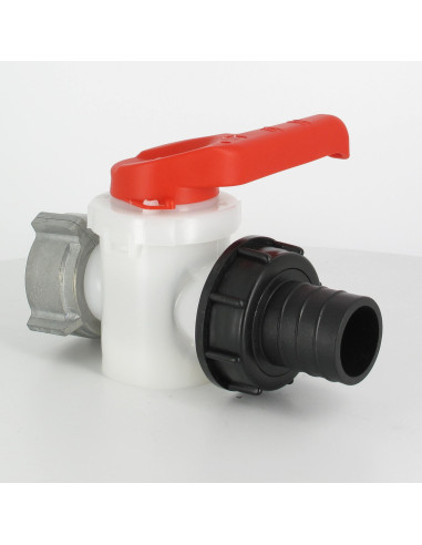 Raccord S60X6 cuve eau - Embout droit Diamètre 40 mm