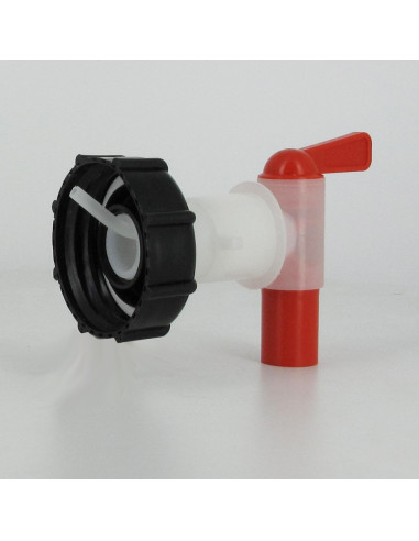 Raccord cuve eau S60X6 - Robinet 3/4" avec prise d'air