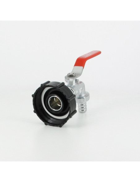 Raccord S60X6 cuve eau – robinet laiton chromé 15 mm