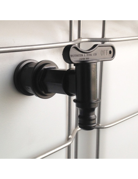 Trop-plein cuve eau 1000L - Robinet avec nez