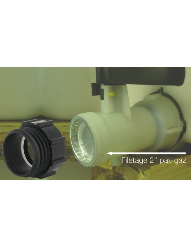 Adaptateur Femelle 2" Pas Gaz - Mâle 2" S60X6