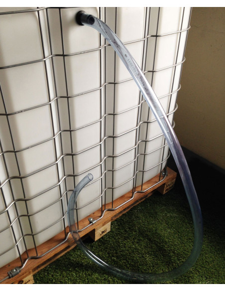 Pack trop-plein cuve eau embout droit Ø 32 mm + 2M Tuyau