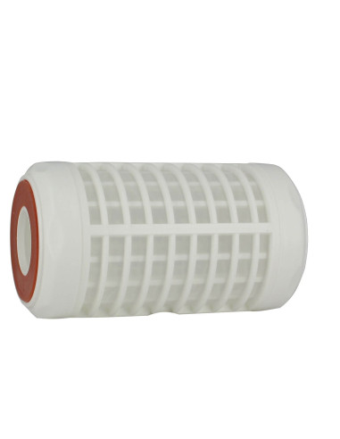 Cartouche filtrante anti-boue pour filtre à eau