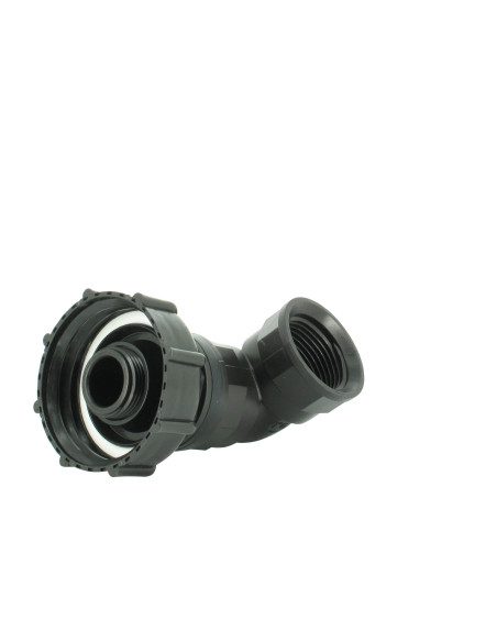 Raccord S60X6 - Sortie coudée femelle 1" Pas gaz (26-34 mm) Raccord S60X6 - Sortie coudée femelle 1" Pas gaz (26-34 mm)