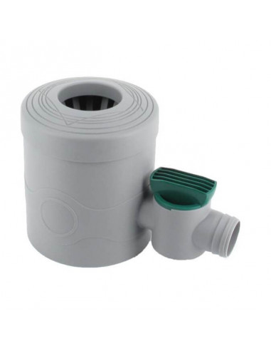 Kit collecteur d'eau de pluie 3 pièces zinc titane Ø 80 mm avec
