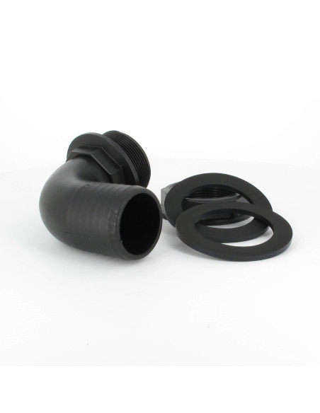 Trop-plein cuve eau 1000L - Embout coudé Diamètre 50 mm Trop-plein cuve eau 1000L - Embout coudé Diamètre 50 mm