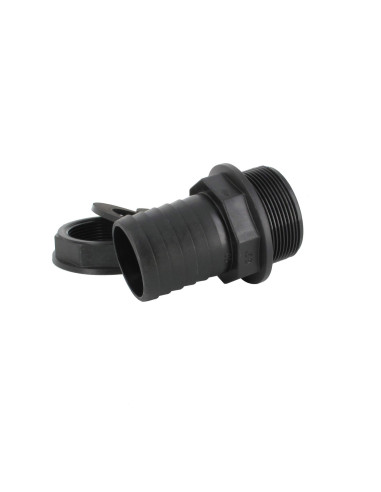 Trop-plein cuve eau 1000L - Embout droit Diamètre 50 mm