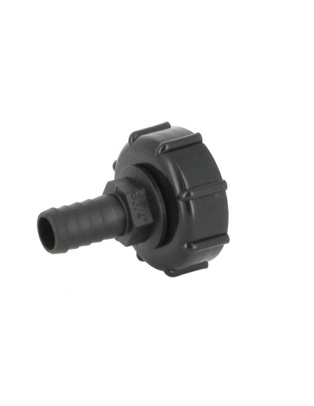 Raccord S60X6 cuve eau - Embout droit Diamètre 20 mm