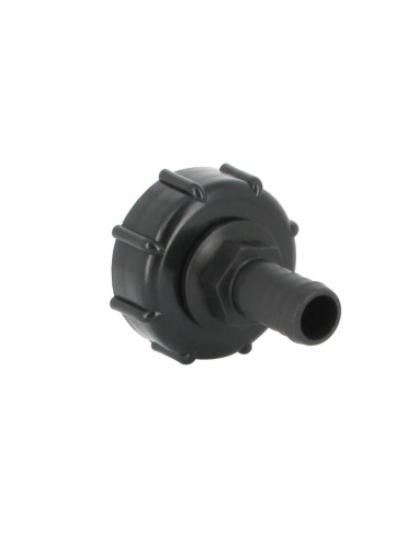 Raccord S60X6 cuve eau - Embout droit Diamètre 20 mm