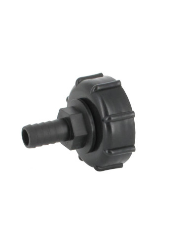 Raccord S60X6 cuve eau - Embout droit Diamètre 15 mm