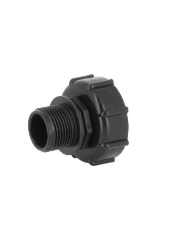 Raccord S60X6 - Fileté mâle 1" Pas gaz (26-34 mm)