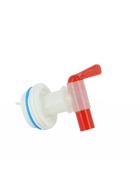 Raccord pour bidon et fût 2" Filet S70X6 - Robinet 3/4" avec prise d'air Raccord pour bidon et fût 2" Filet S70X6 - Robinet 3/4" avec prise d'air