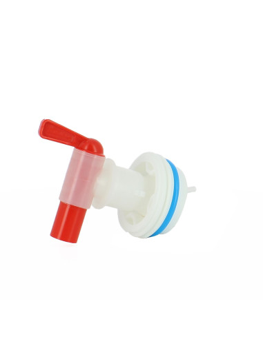 Raccord pour bidon et fût 2" Filet S70X6 - Robinet 3/4" avec prise d'air