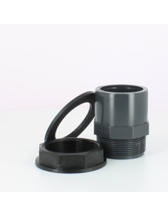 Trop-plein cuve eau 1000L - Sortie PVC 50/63 mm 2