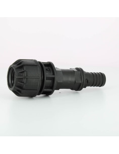 Raccord droit cannelé 25 mm - kit couplage cuve 2