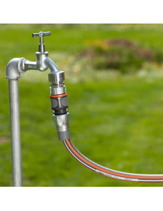 Raccord rapide d'arrosage de tuyau Premium 13 mm / 15 mm – GARDENA 2