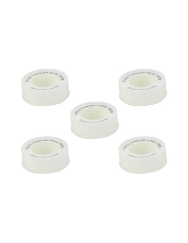 Lot de 5 rouleaux de Téflon PTFE