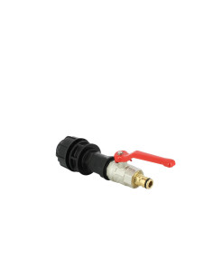 Vanne 1/4 de tour laiton - embout rapide - kit couplage cuve 2