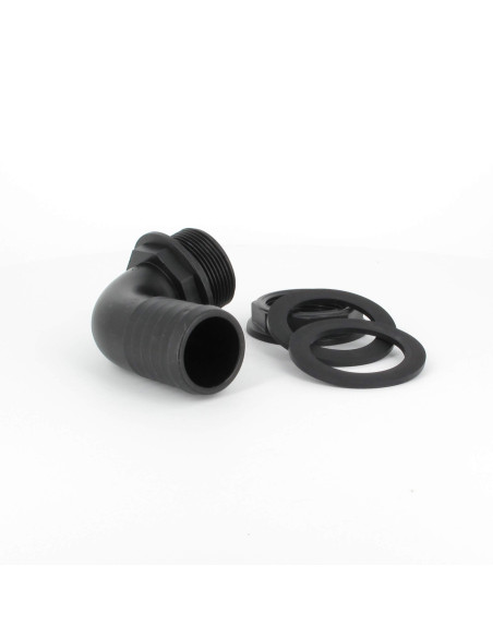Trop-plein cuve eau 1000L - Embout coudé Diamètre 32 mm Trop-plein cuve eau 1000L - Embout coudé Diamètre 32 mm