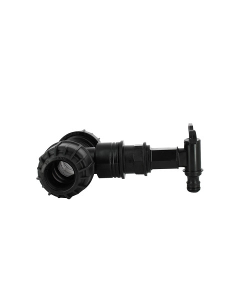 Kit couplage cuve - Té avec Robinet PP central