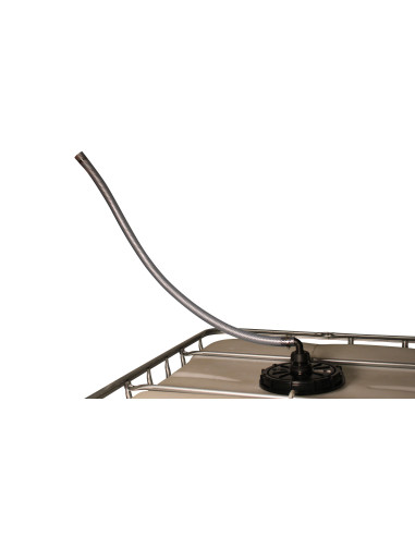 Kit collecteur - Couvercle de cuve eau 1000L Diamètre 220 mm - Sortie Ø50 mm - 1 m