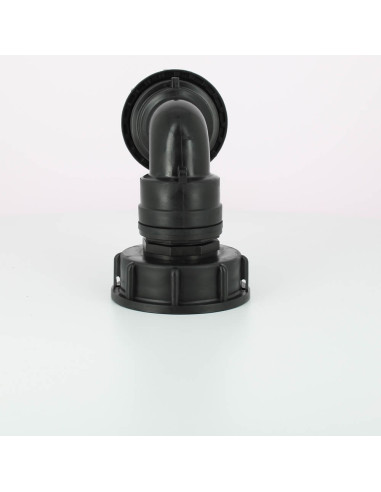 Raccord S60X6 cuve eau - Coudé pression Diamètre 32 mm