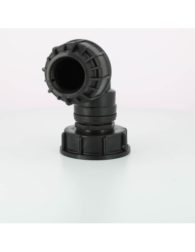 Raccord S60X6 cuve eau - Coudé pression Diamètre 32 mm