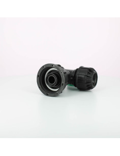 Raccord cuve eau S60X6 - Té compression Diamètre 32 mm
