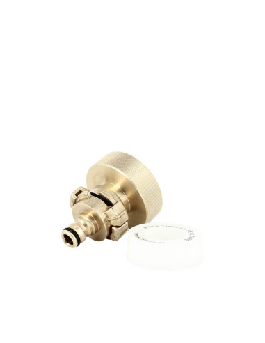 Raccord cuve S60X6 laiton - Raccord express avec sortie rapide