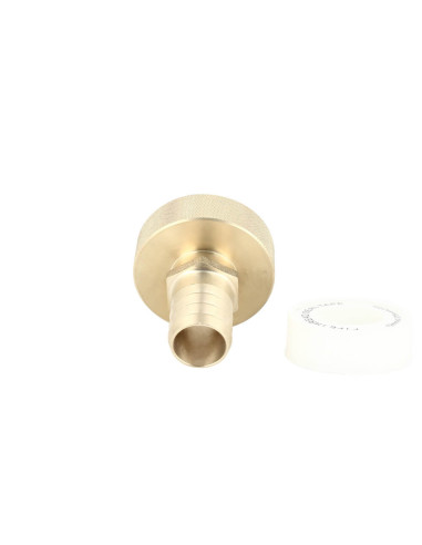 Raccord cuve S60X6 laiton - Embout droit Diamètre 25 mm