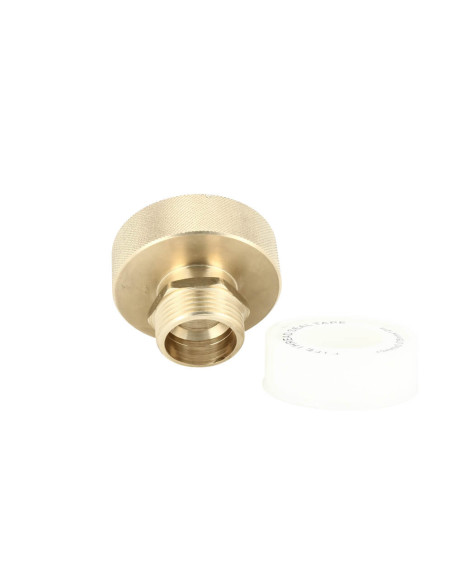 Raccord S60X6 Laiton - Fileté mâle 1'' Pas gaz (26-34 mm)