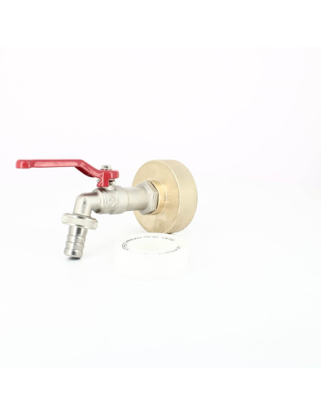 Raccord cuve eau S60X6 Laiton - Robinet ECO laiton 15 mm