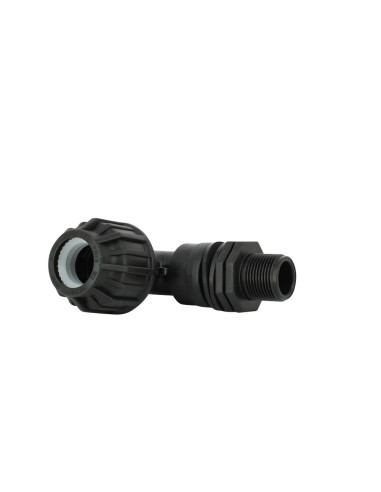 Trop-plein cuve eau 1000L - Coudé pression Diamètre 25 mm