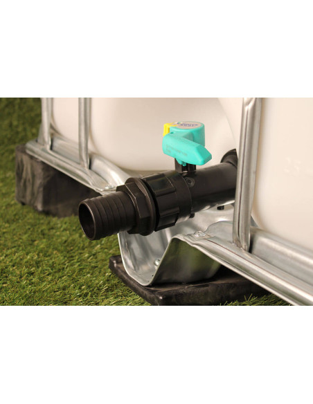 Raccord S60X6 cuve eau - Embout droit Diamètre 50 mm