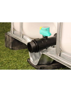 Raccord S60X6 cuve eau Prolongateur - Fileté S60x6 - 7 cm 2