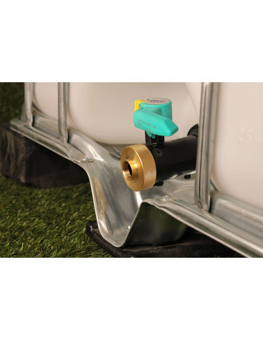 Bouchon S60X6 Laiton avec épaulement - Taraudé Femelle 3/4''