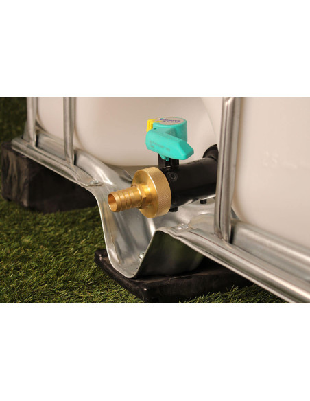 Raccord cuve S60X6 laiton - Embout droit Diamètre 25 mm