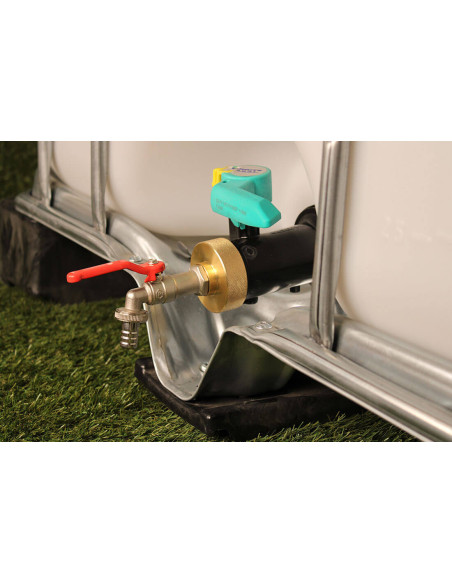 Raccord cuve eau S60X6 Laiton - Robinet ECO laiton 15 mm