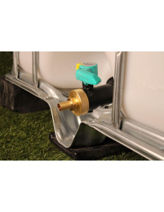 Raccord cuve S60X6 laiton - Embout droit Diamètre 19 mm 2