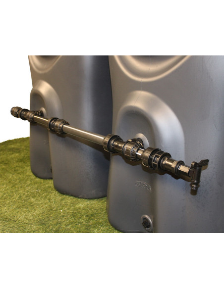 Kit de raccordement rigide pour récupérateurs d’eau de pluie (filetage 3/4" – 20x27)