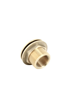 Passe-paroi laiton mâle 1'' - femelle 3/4'' 2