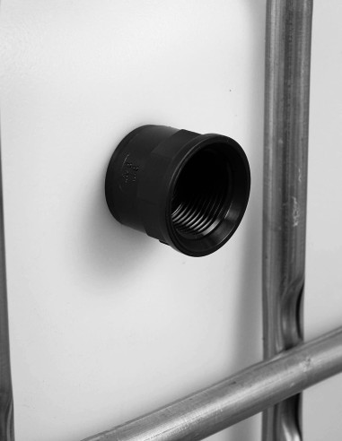 Trop-plein cuve eau 1000L - Taraudé 1" Pas gaz (26-34 mm)