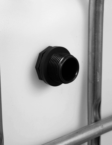 Trop-plein cuve eau 1000L - Fileté 1" Pas gaz (26-34 mm)