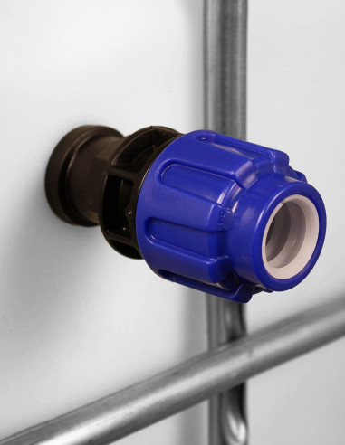 Trop-plein cuve eau 1000L - Droit pression Diamètre 25 mm