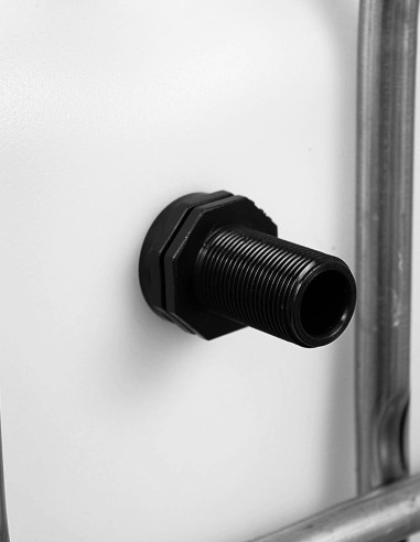 Trop-plein cuve eau 1000L - Filete 3/4" Pas gaz (20-27 mm) - Version longue