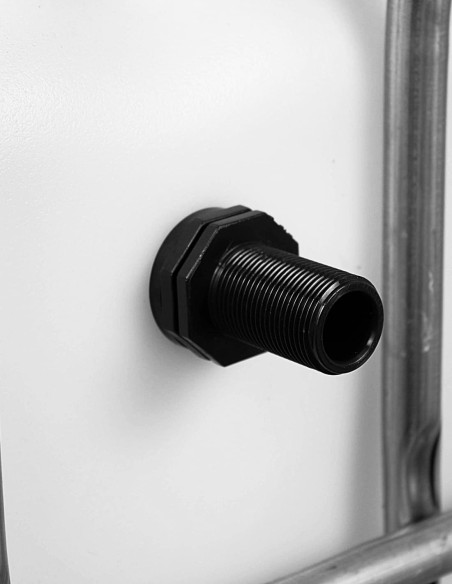 Trop-plein cuve eau 1000L - Filete 3/4" Pas gaz (20-27 mm) - Version longue