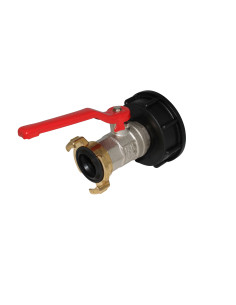 Raccord S60X6 - Vanne 1/4 de tour laiton et raccord express
