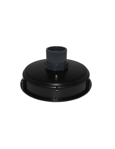 Couvercle diamètre 150 mm avec prise PVC droite 40/50