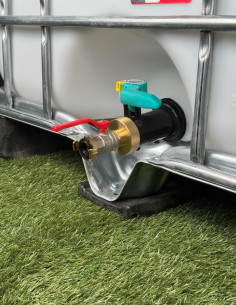 Raccord S60X6 laiton - Vanne 1/4 de tour laiton et raccord express 2