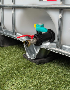 Raccord S60X6 - Vanne 1/4 de tour laiton et raccord express 2